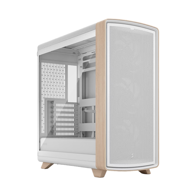 Fractal Summit Chalk White TG Clear Mid Tower Gaming Case - White 